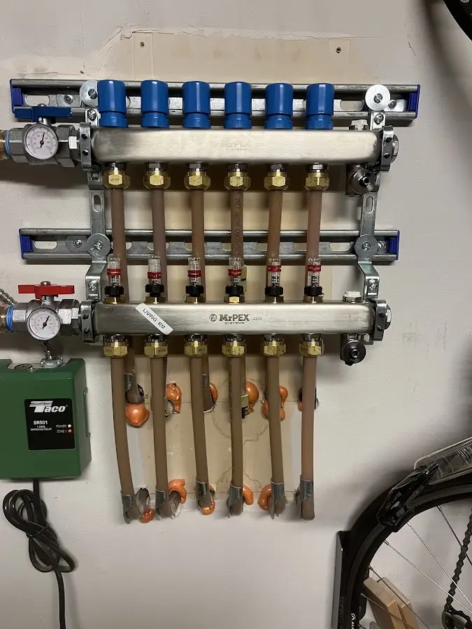 Plumber performing Leak Detection at a residential property in Rice Lake